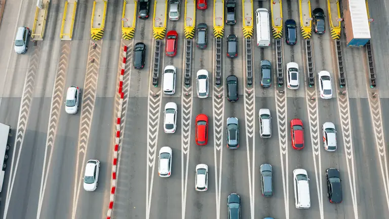 cars on the road